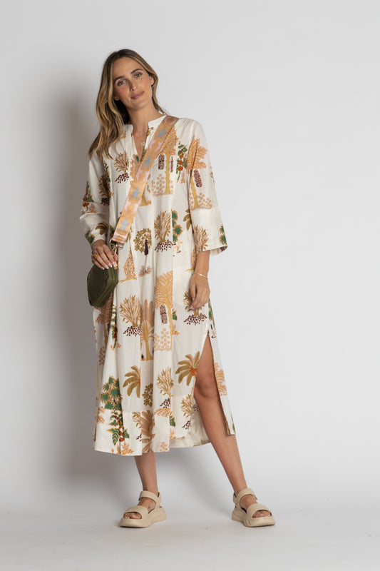 Amrita Midi Dress in White