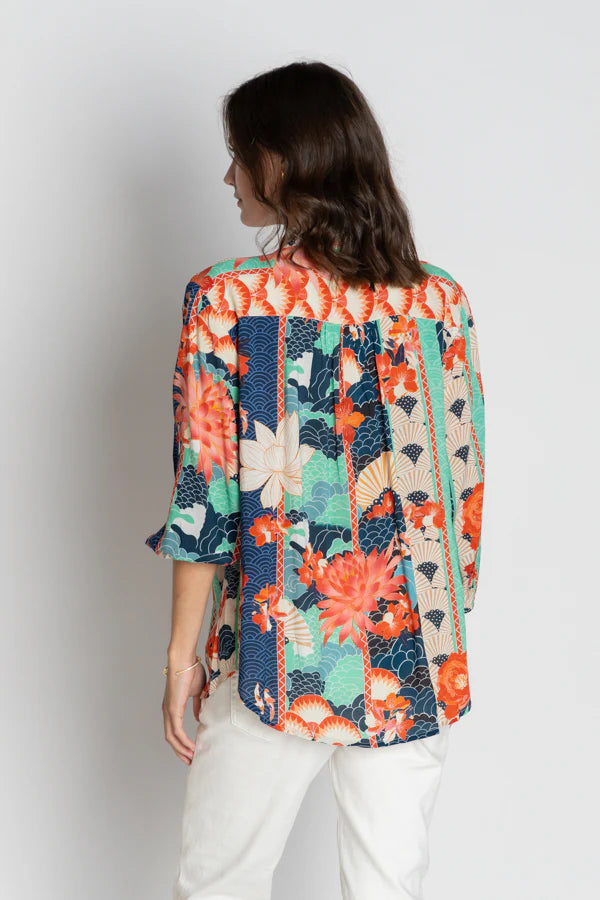 Wazuka Shirt in Navy