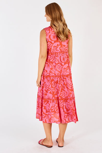 Laiken Tiered Midi Dress