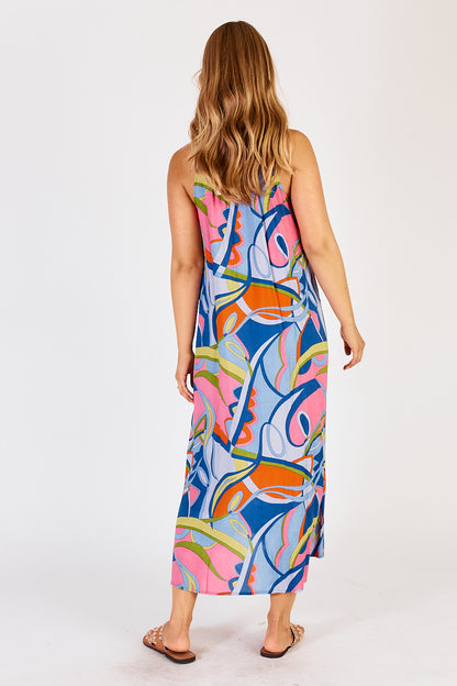 Tilly Maxi Dress in Sky