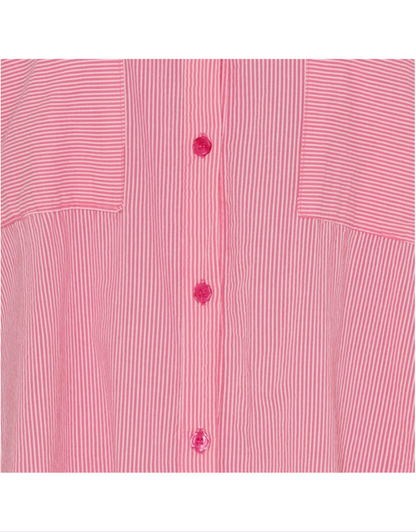 MDC Cotton Tunica in Strawberry Stripes