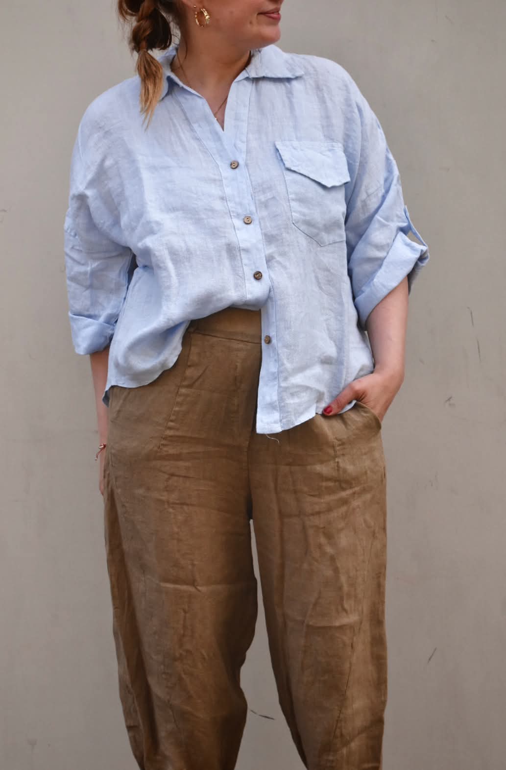 Daira Shirt in Cielo