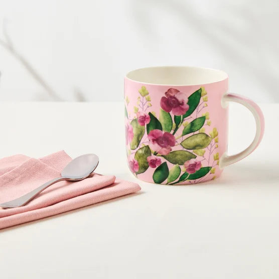 Bouquet Mug in Pink