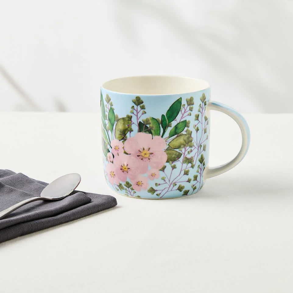 Bouquet Mug in Blue