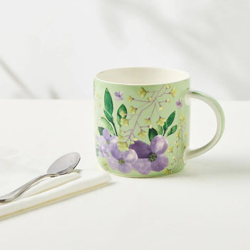 Bouquet Mug in Green