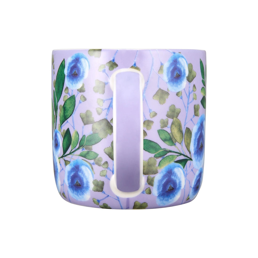 Bouquet Mug in Lilac