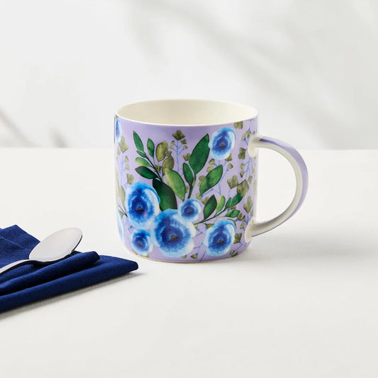 Bouquet Mug in Lilac
