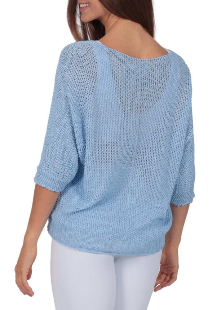 Betina Knit in Light Blue