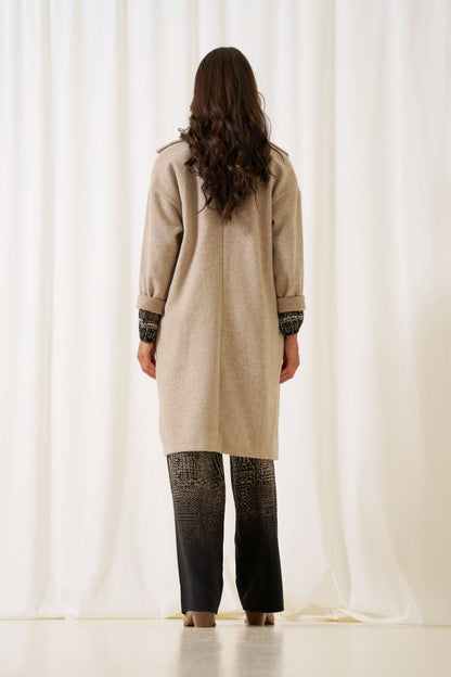 Idalia Coat in Brown