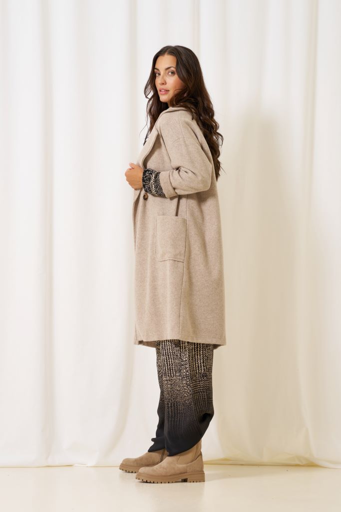 Idalia Coat in Brown