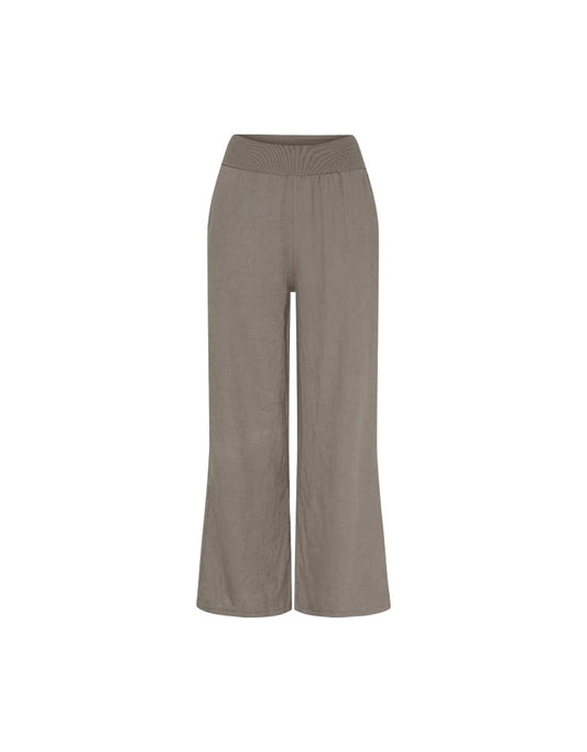 Anette Linen Pants in Fango