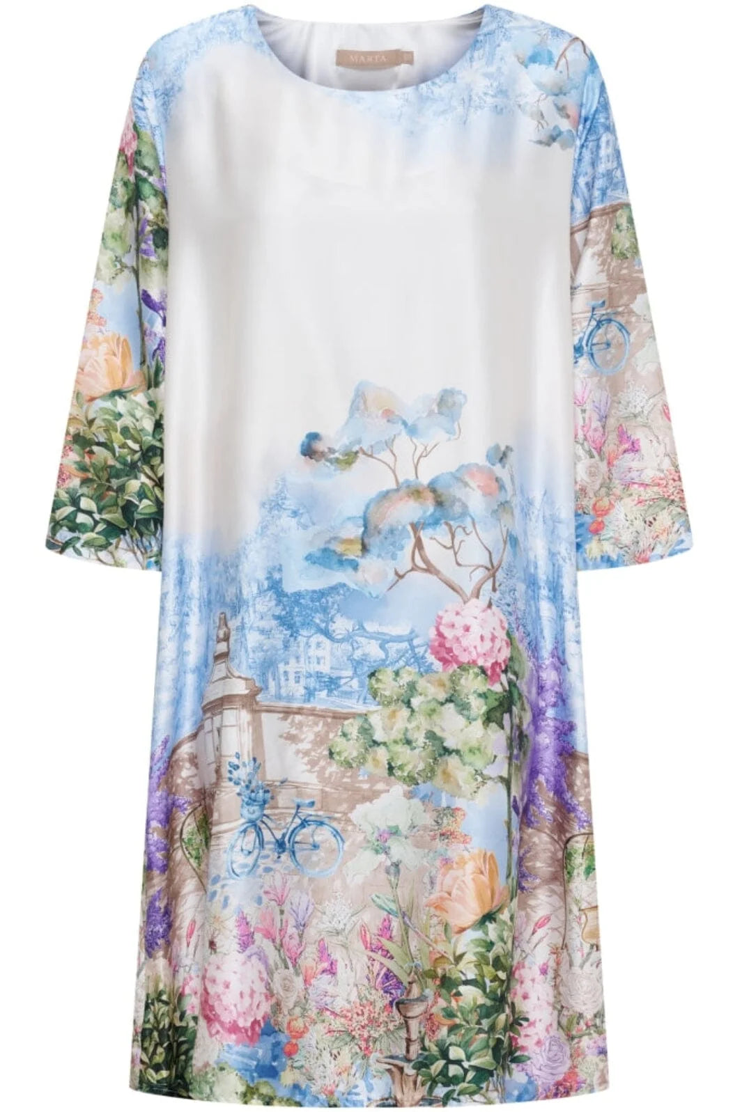 Fabiana Dress in Celeste