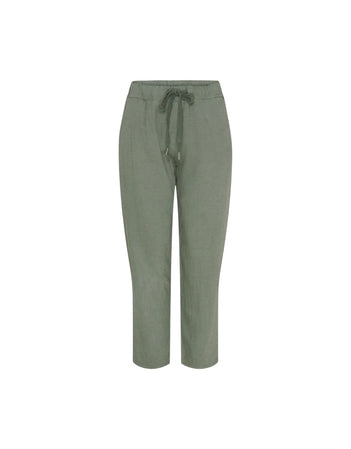 Katinka Linen Pant in Military