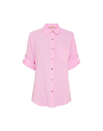 Kiara Linen Shirt in Rosababy