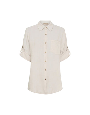 Kiara Linen Shirt in Sabbia
