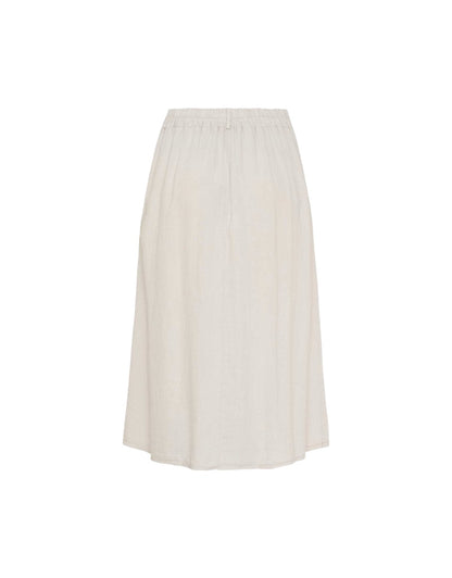 Leona Linen Skirt in Sabbia
