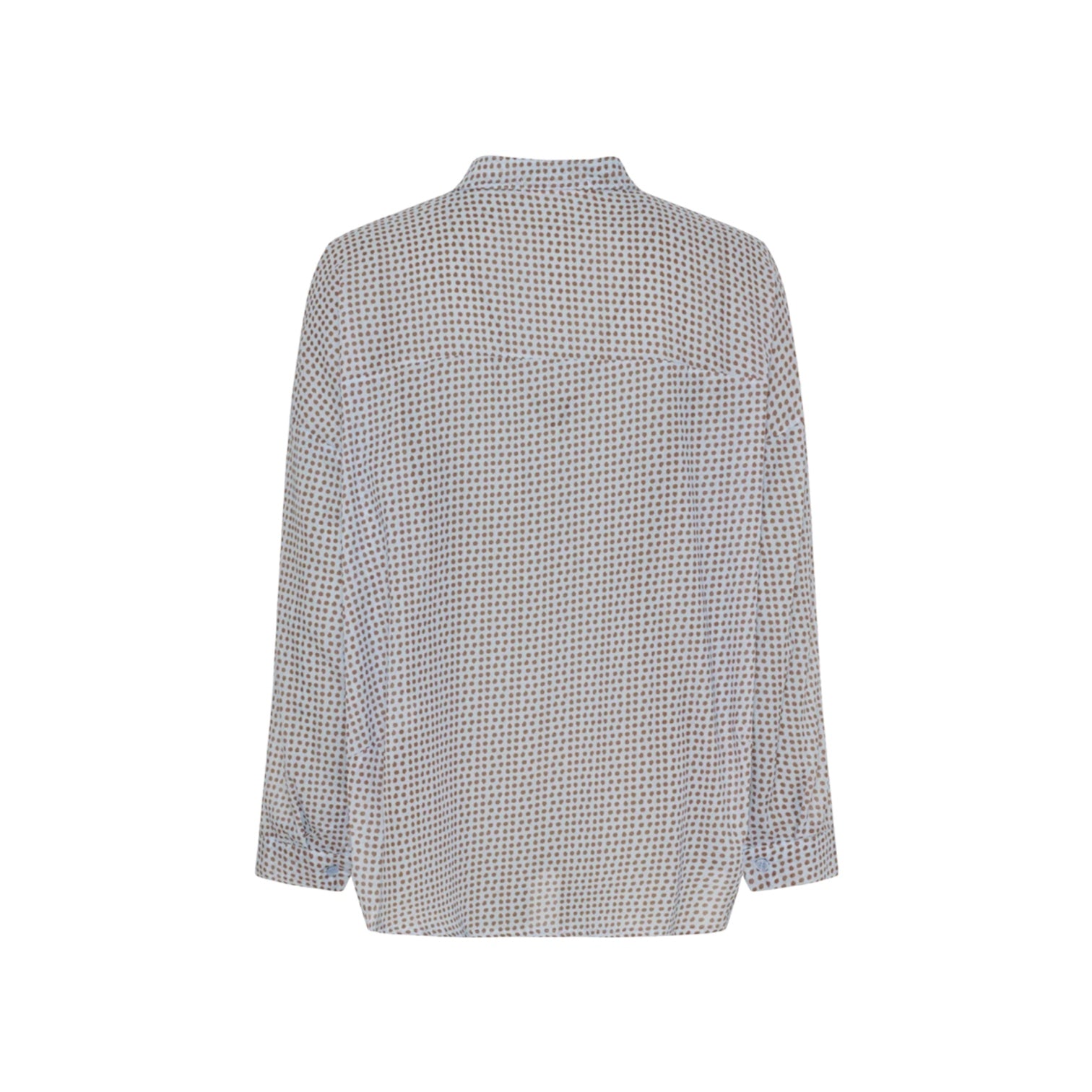 Lotus Shirt in Blue Dots