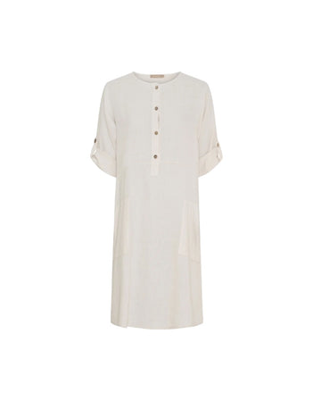 Mariella Linen Pocket Dress in Sabbia