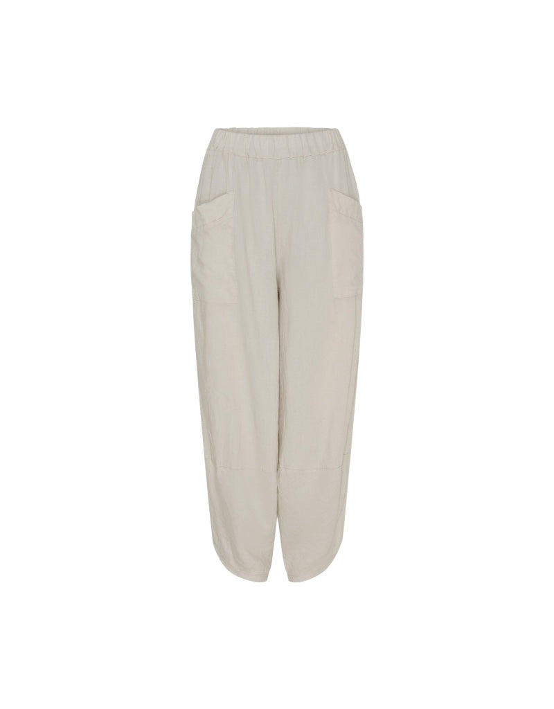 Maud Linen Pants in Sabbia
