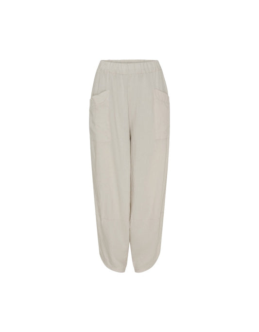 Maud Linen Pants in Sabbia