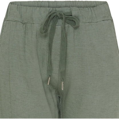 Katinka Linen Pant in Military