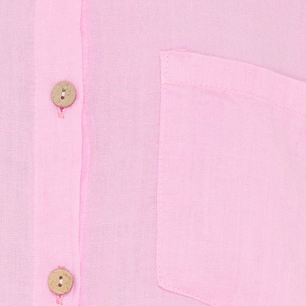 Kiara Linen Shirt in Rosababy