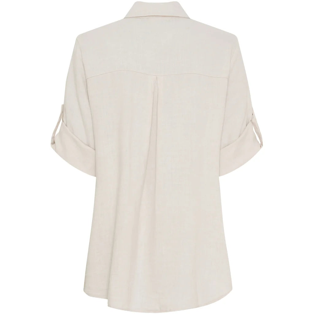 Kiara Linen Shirt in Sabbia