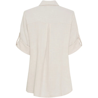 Kiara Linen Shirt in Sabbia