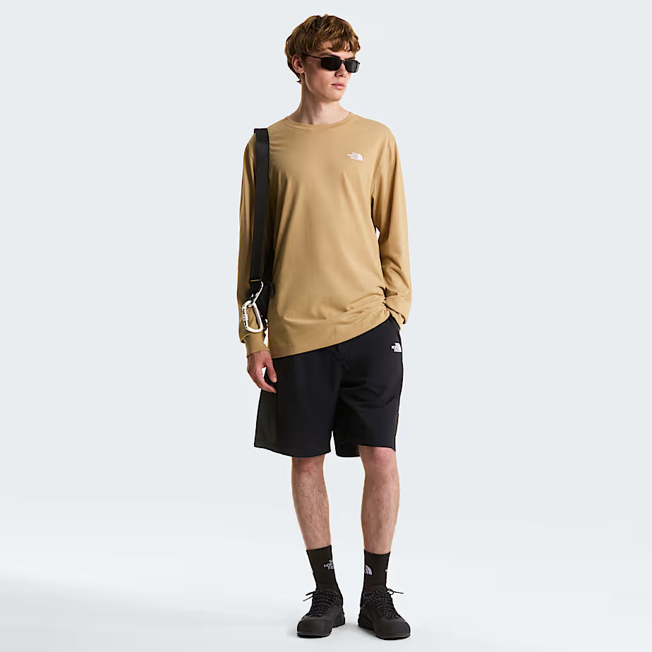 Evolution Simple Dome LS Tee in Khaki Stone