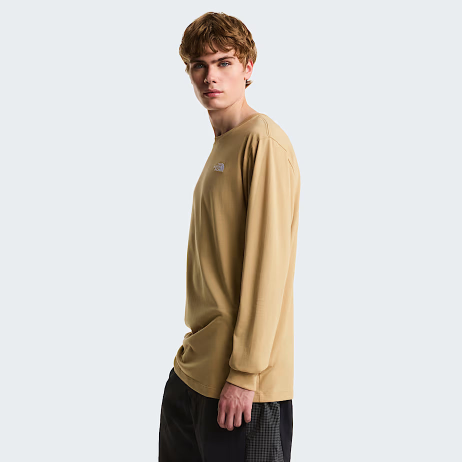 Evolution Simple Dome LS Tee in Khaki Stone