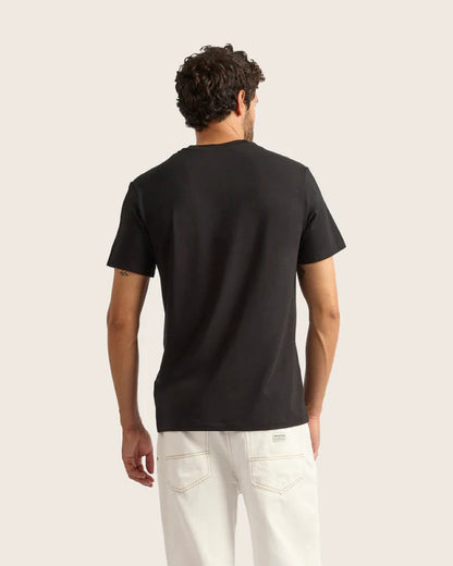 Bamboo Crew Neck T-Shirt in Black