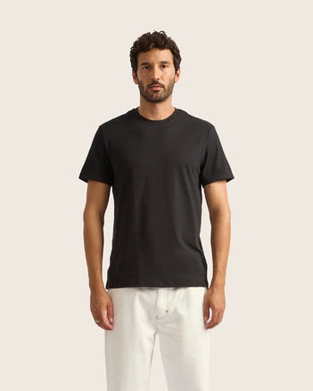 Bamboo Crew Neck T-Shirt in Black