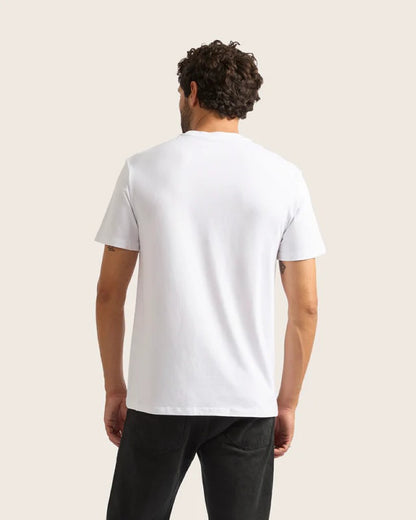 Bamboo Crew Neck T-Shirt in White
