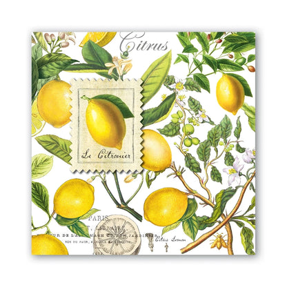 Lemon Basil Luncheon Napkins