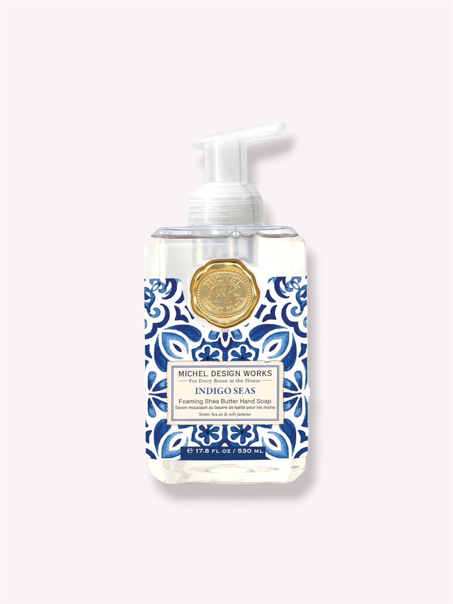 Foaming Soap in Indigo Seas
