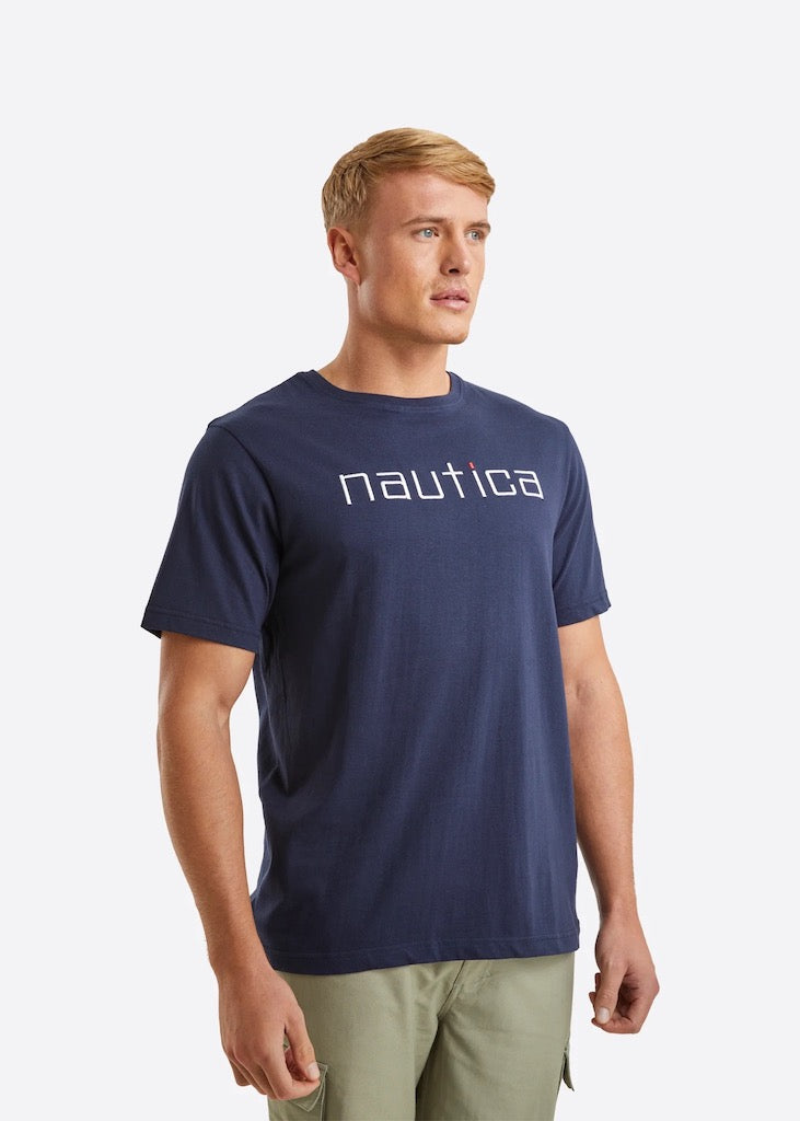 Nautica, Shirts, Nautica Mens Chest Block Tee Navy Xl