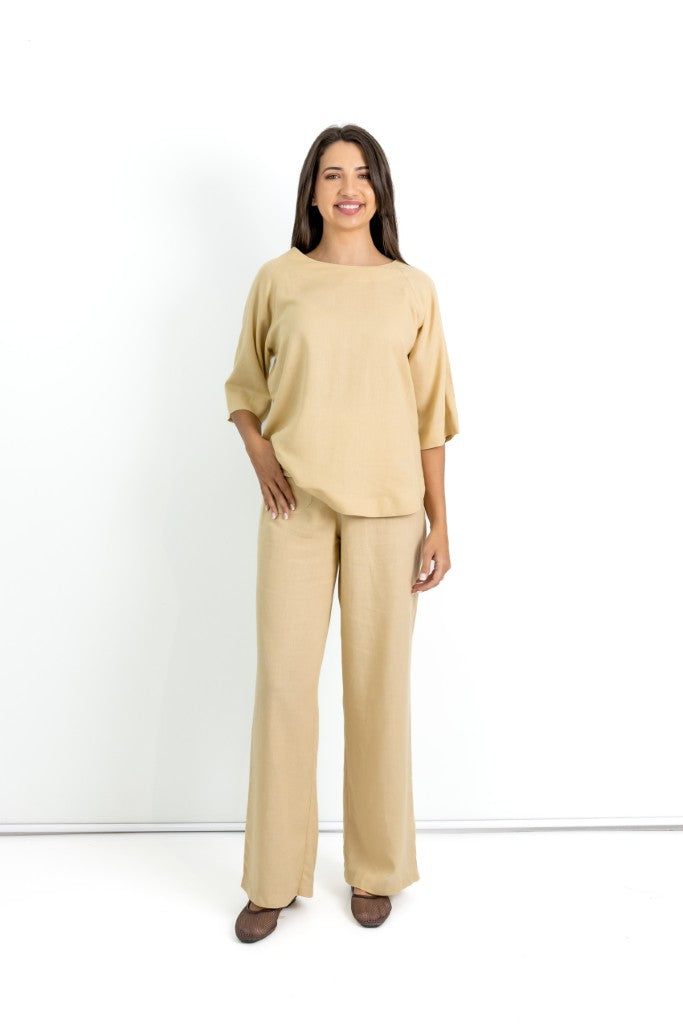 Nicole Shell Top in Butter
