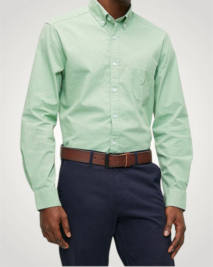 Classic Anchor LS Shirt in Coastal Pine