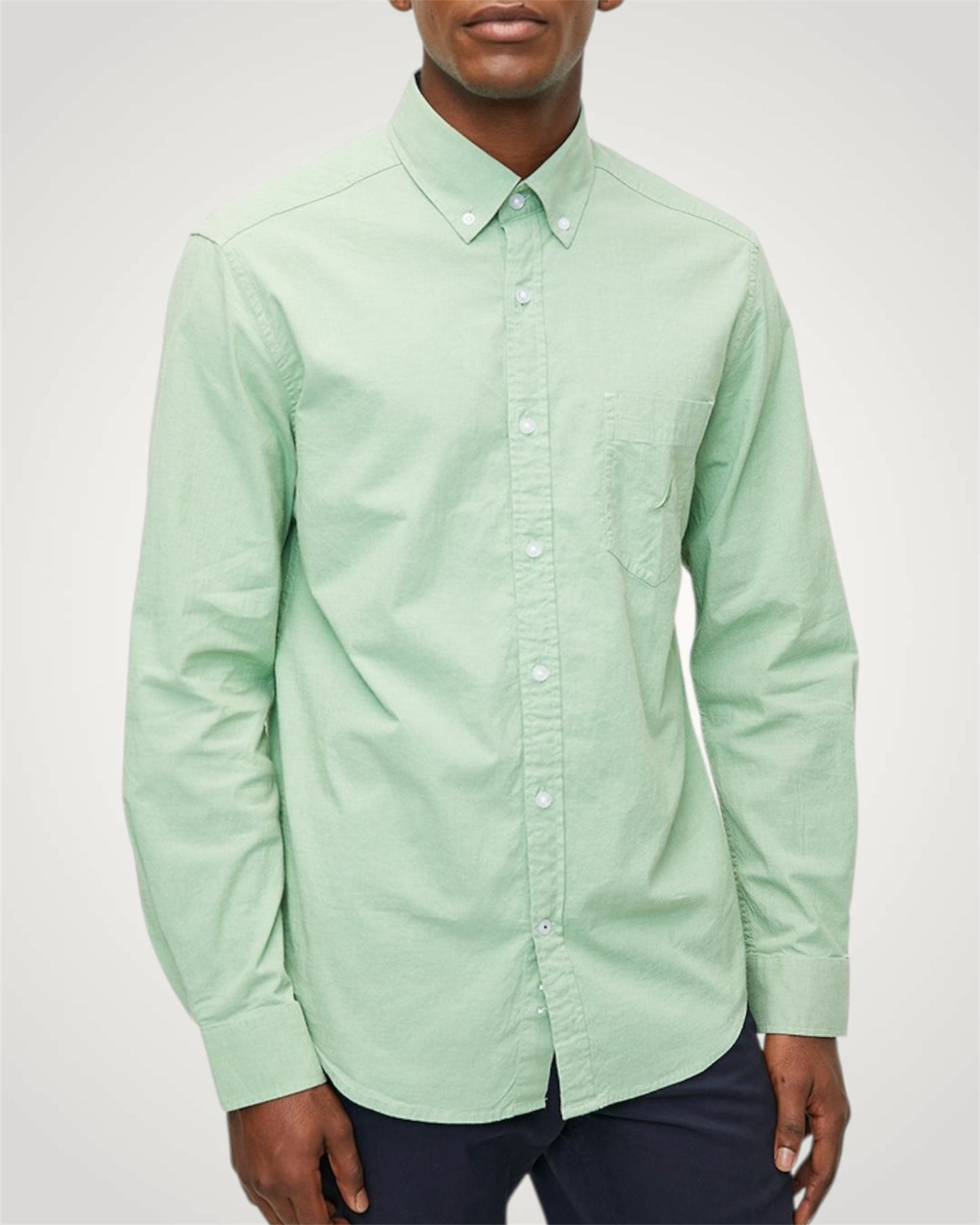 Classic Anchor LS Shirt in Coastal Pine