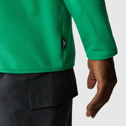 M100 Glacier 1/4 Zip Fleece in Optic Emerald