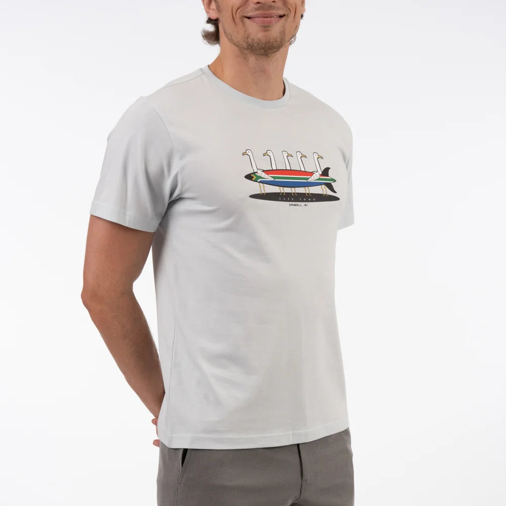 Board Meeting SS Tee in Angel Fall Blue