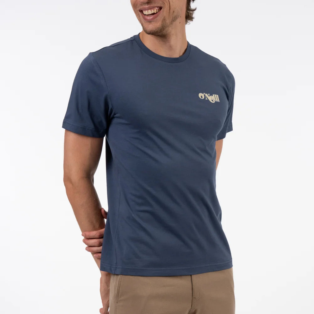 Cali Surf Shop SS Tee in Shady Blue