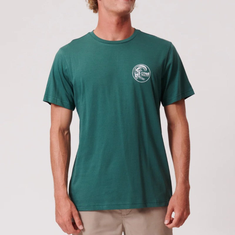 Circle Surfer Big SS Tee in Green