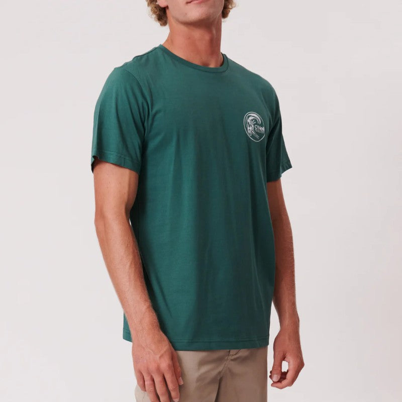 Circle Surfer Big SS Tee in Green