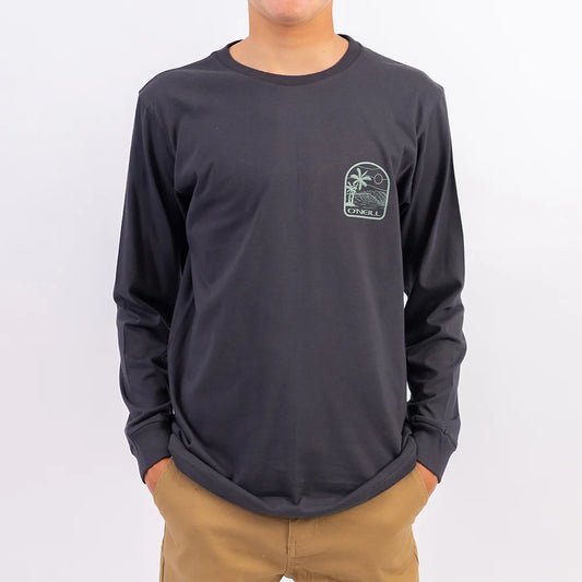 Dusk LS Tee in Pirate Black