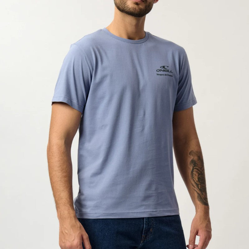 Eight Arms SS Tee In Folk Blue