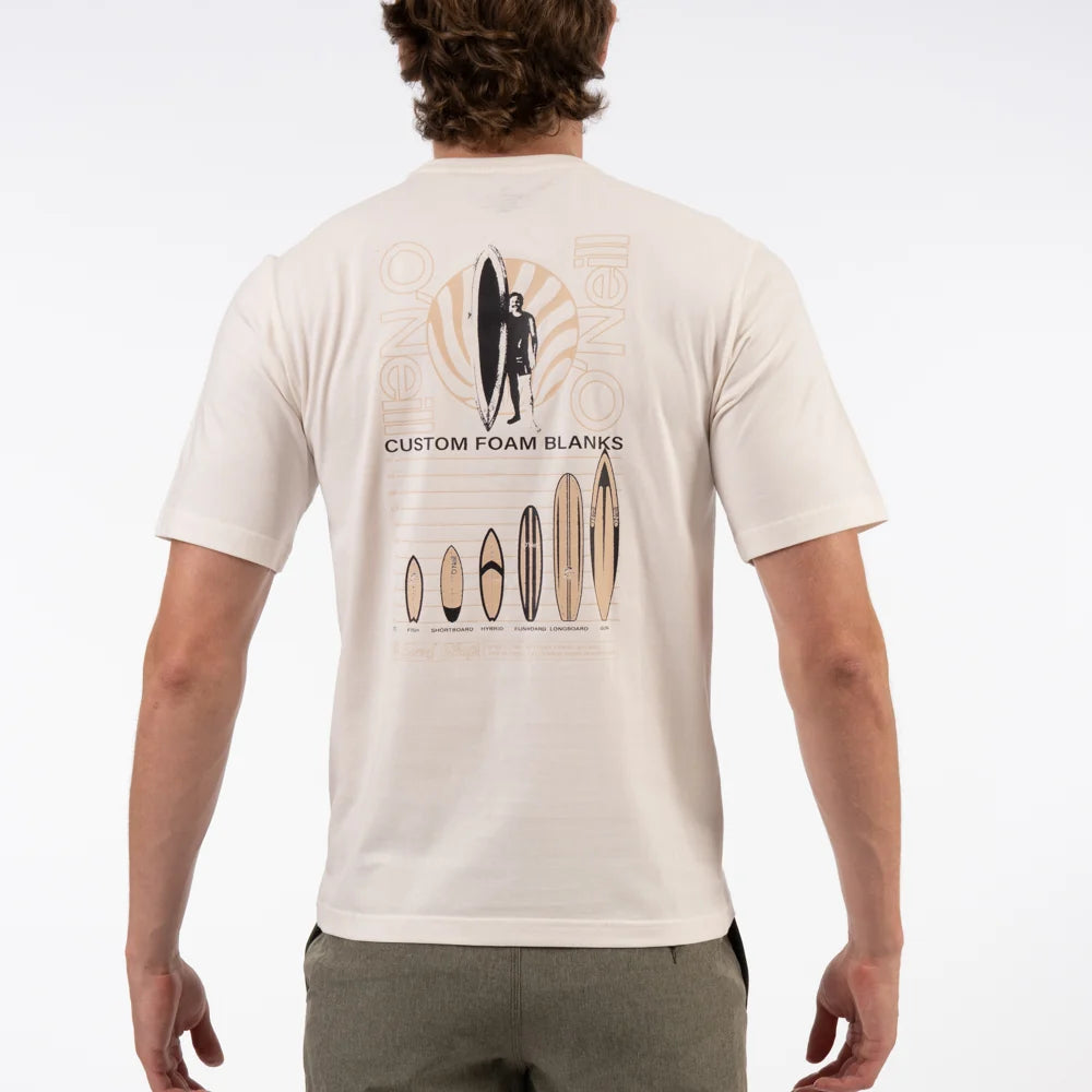 Foam Blanks SS Tee in Stone
