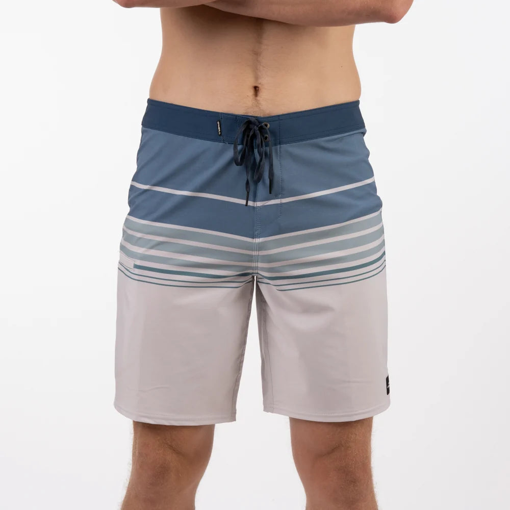 Hyperfreak Heat Stripe 20 Boardshort in Fog