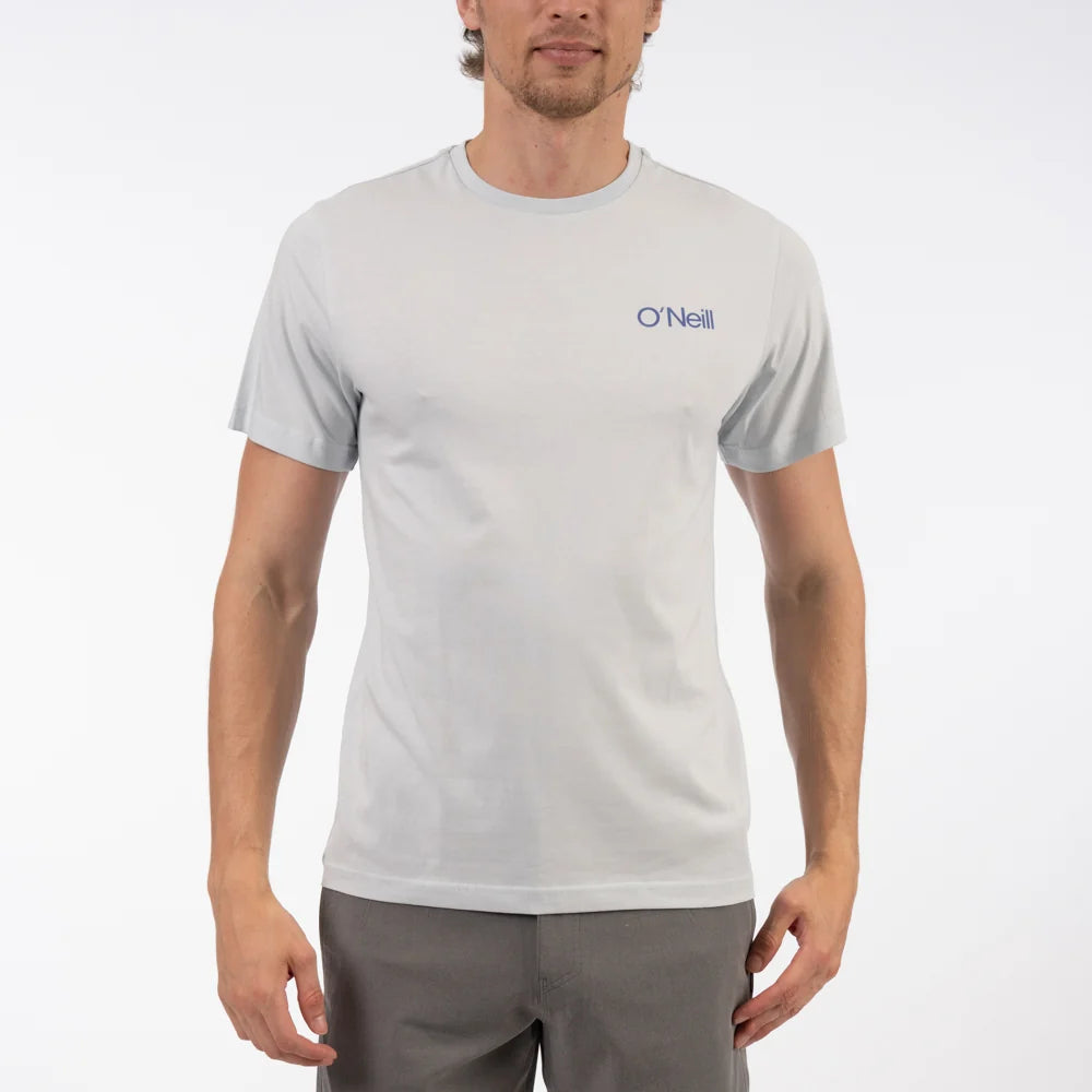Jacks Quote SS Tee in Angel Fall Blue