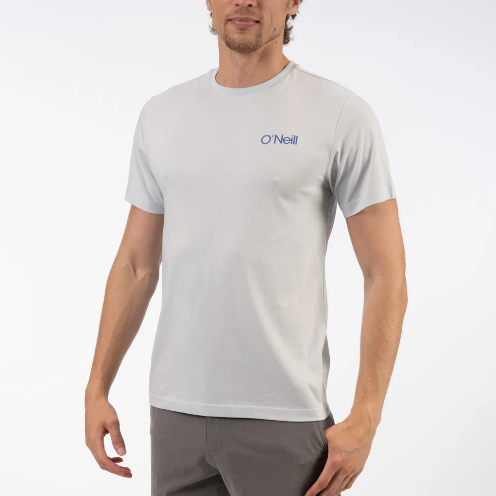 Jacks Quote SS Tee in Angel Fall Blue